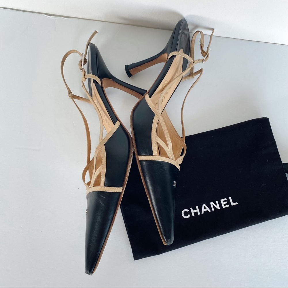 Chanel Vintage Cc Shoes - image 3